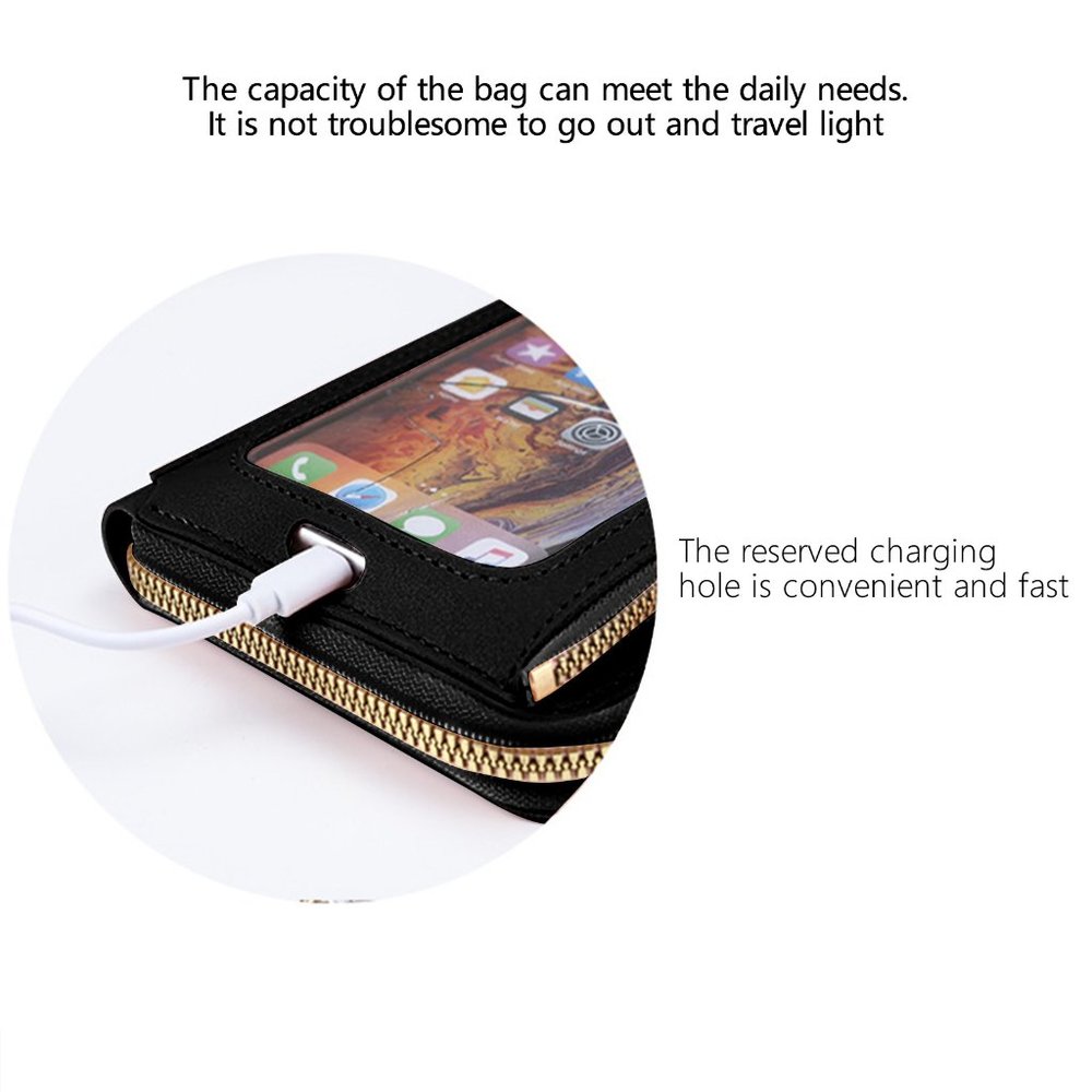 Small Crossbody Touchscreen Phone Bag,Wallet Case,Shoulder Clutch Purse - Picture 3 of 4